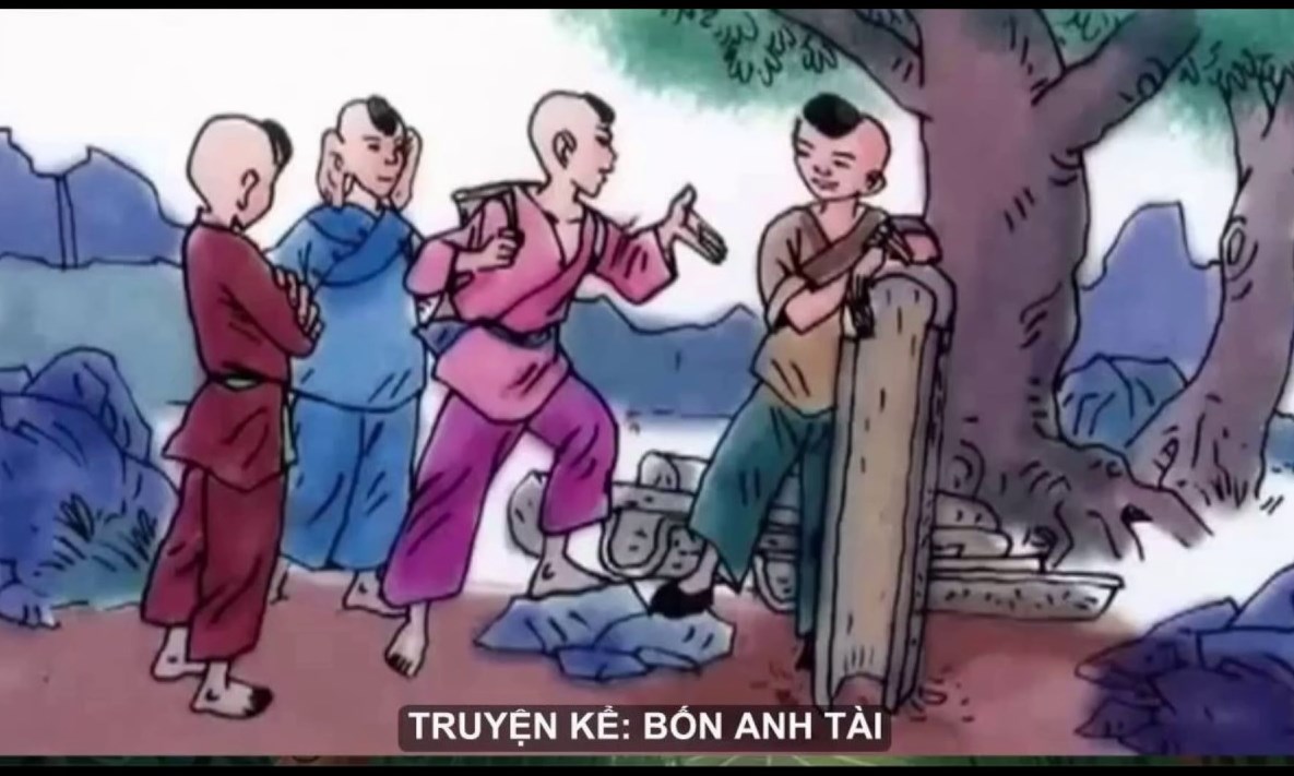 Bốn anh tài (Bài đọc hiểu tiếng Việt lớp 4 - đề số 37)
